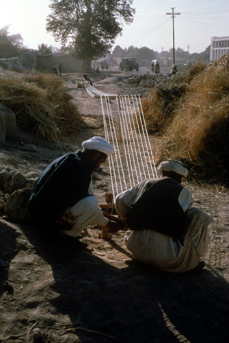 Afghanistan, rope making